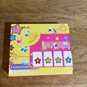 Musical Play Mat for Kids - Pink